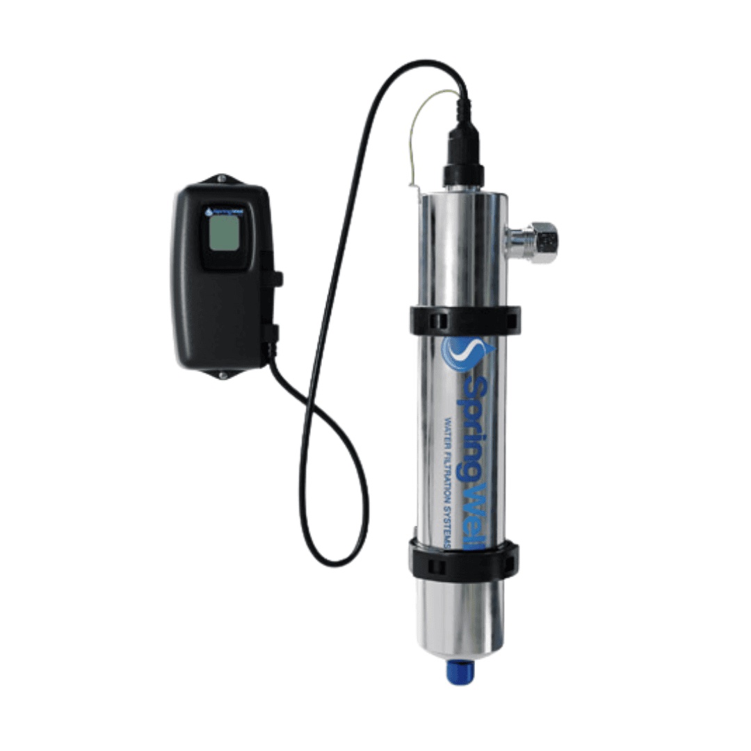 SpringWell Black Comb Monitored Whole-House UV System